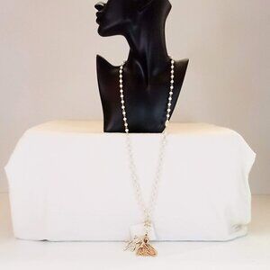 Gold/Pearl Sea Necklace